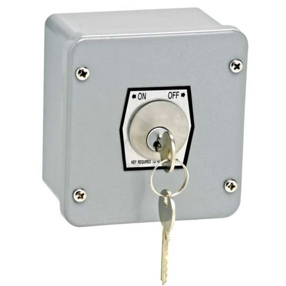 1KXL Nema 4 Exterior On-Off Key Switch Surface Mount, o NEMA 3R, 4, 12 o SURFACE MOUNT o TWO POSITION (ON-OFF) o ALUMINUM DIE CAST ENCLOSURE o CYLINDER: M By MMTC