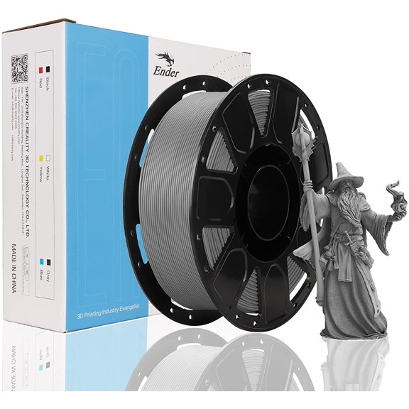 1Kg Creality Official Ender 3D Printer Filament 1.75mm PLA Filament for All FDM printers For Ender 3 Pro Ender 5 Plus , Grey