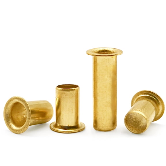 (1Kilogram) Brass Hollow Rivet Copper Eyelet Nail, M2.5x6mm