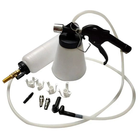 1L 0.75L Car Brake Bleeder Hydraulic Pumping Fluid Pump Kit Oil Change Purge Tank Tubes Repair Tool Truck Accessories