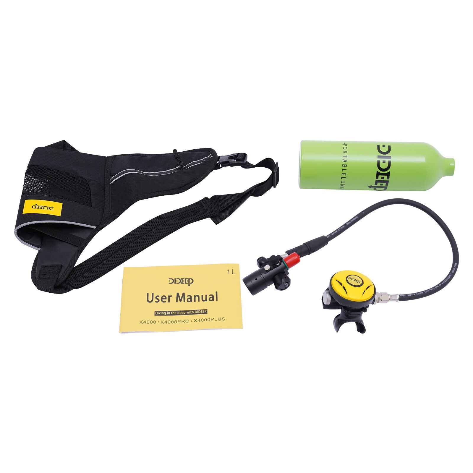 1L/0.9qt Reusable Mini Scuba Tank Within Breathing Capacity for 1520