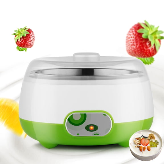 1L Automatic Yogurt Maker with Stainless Steel Inner Pot for Home Organic Yogurt, Cheese Maker