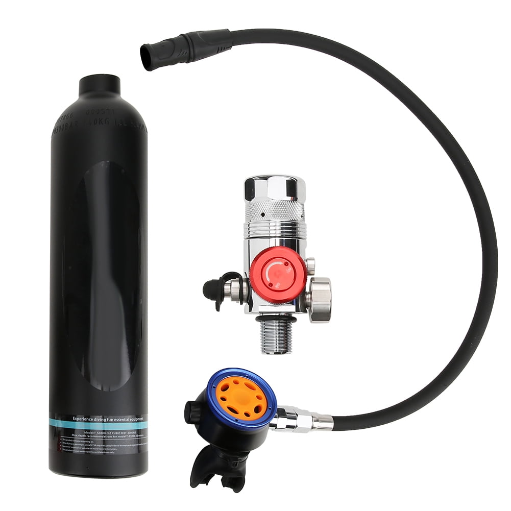 1L Diving Small Cylinder Rebreather with Pure Metal Secondary Breathing ...