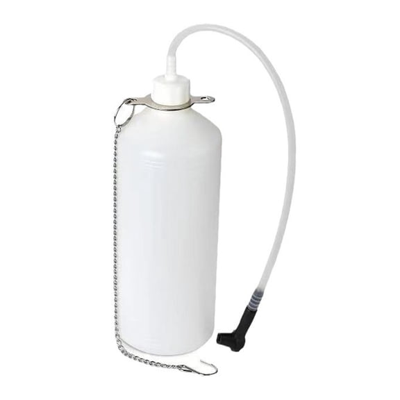 1L Manual Brake Bleeder Fluid Pump, One Man Professional Brake Bleeder Kit for Most Brake Cylinder Reservoirs