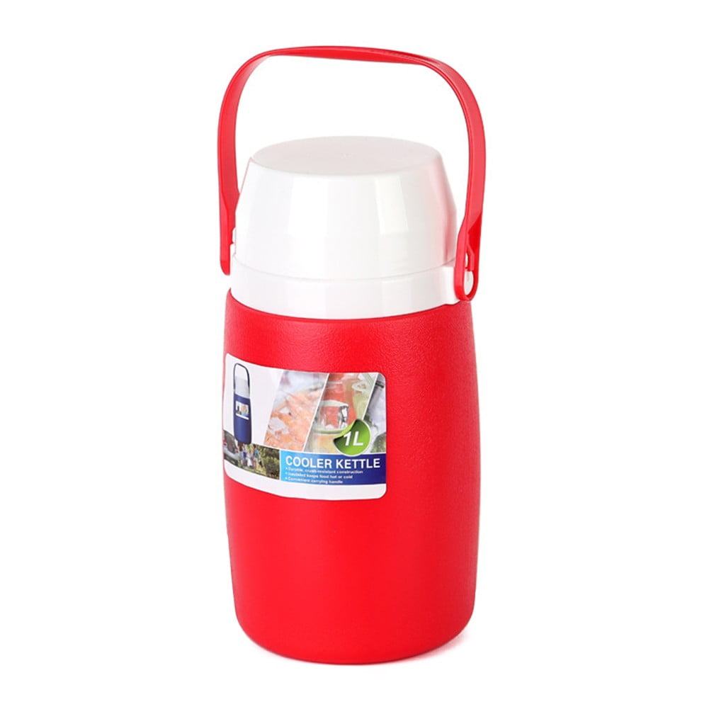 1L Portable Water Cooler Insulated Sports Water Jug W/ Handle For Camping Picnic