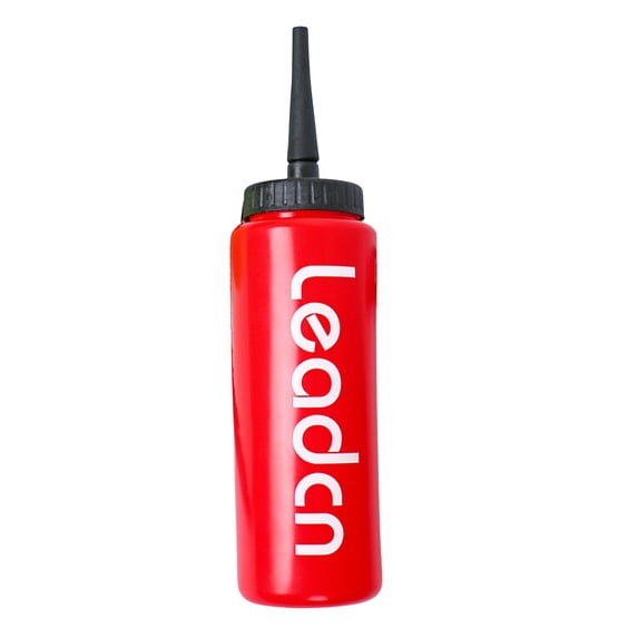 1L Sports Water Bottle with Long Straw Letters Design Large Capacity Leak-proof Baseball Hockey Gym Squeeze Water Bottle