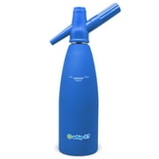 1L Whip-It! Blue Soda Siphon, Rubber Coated