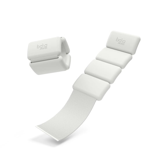 Bala Moves 1lb Wrist and Ankle Weights, Cloud, Set of 2