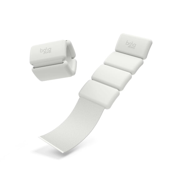Bala Moves 1lb Wrist and Ankle Weights, Cloud, Set of 2