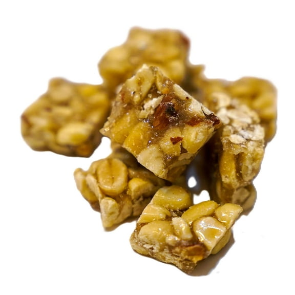 1LB Old Fashioned Peanut Squares by Nuts to You | Peanut Crunch with Delightful Crunch & All Natural Ingredients | Peanut Candy Sweet Snack Honey Taste