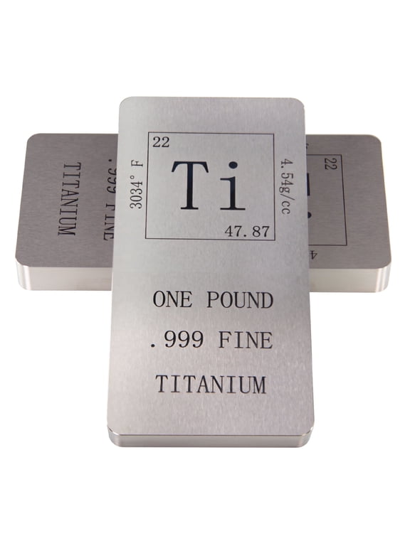 Pure Titanium Bar 1LB Ingot Perfect for Industrial Use Collectors Gifts