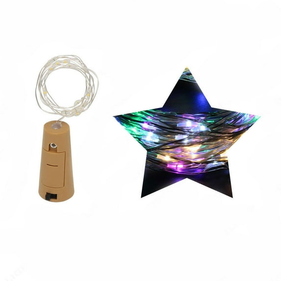 1M 10 LED Bottle Lights Cork Shape For Wine Bottle String Party Romantic