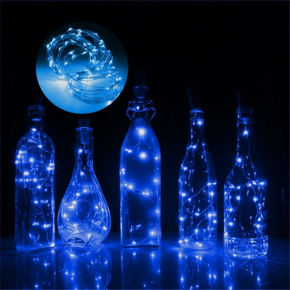 1M 10 LED Bottle Lights Cork Shape For Wine Bottle String Party
