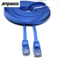 thumbnail image 1 of 1M/2M/3M/5M/10M/15M/20M RJ45 CAT6 Ethernet Network LAN Cable Flat UTP Patch Router Interesting Lot Ultra Slim and Flat Profile, 1 of 6