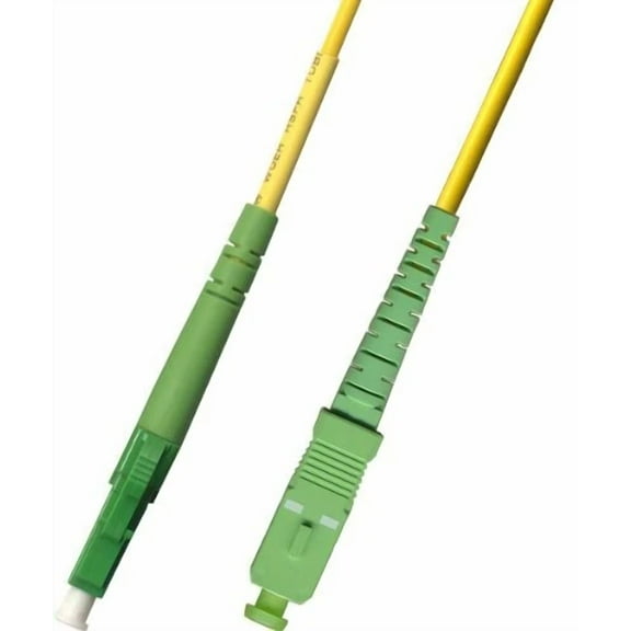 1M (3.28Ft) Os2 Lc/Apc To Sc/Apc Fiber Optic Cable Simplex Singlemode 9/125