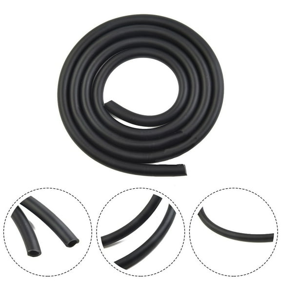 1M Black Fuel Line Hose NBR 5mm ID 8mm OD Diesel Petrol Water Hose Engine Pipe