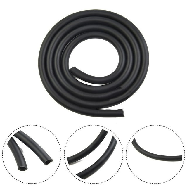 1M Black Fuel Line Hose Nbr 5Mm Id 8Mm Od Diesel Petrol Water Hose