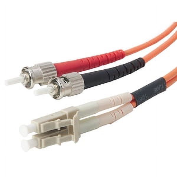 1M DUPLEX FIBER OPTIC CABLE MMF LC/ST 62.5/125 ROHS - image 1 of 2