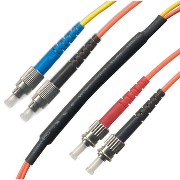 1M FC/ST Mode Conditioning (FC Side) Fiber Optic Cable (9/125-62.5/125)