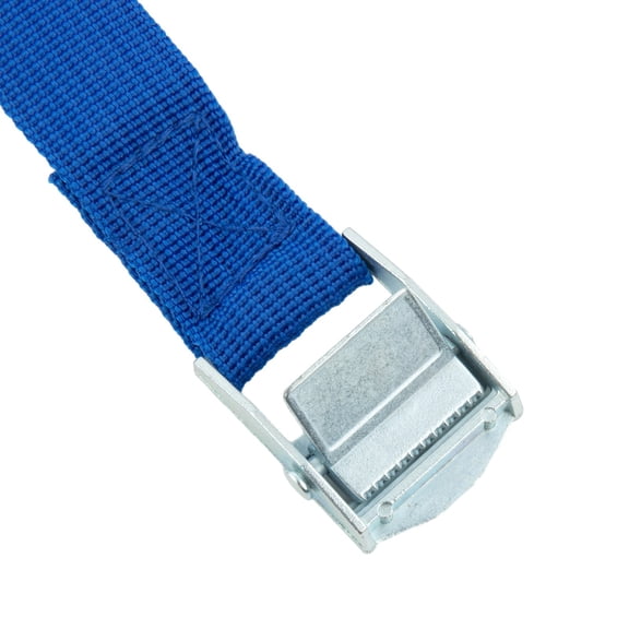 1M Lashing Strap W/ Buckle Nylon Quick Release Fr Cargo Tie Down Luggage Bag Blue