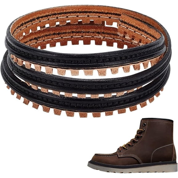 1M Leather Shoes Edge Strip Cord Peru 13.5x5mm