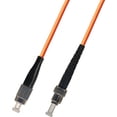 thumbnail image 1 of 1M Multimode Simplex Fiber Optic Cable (62.5/125) - FC to ST, 1 of 1