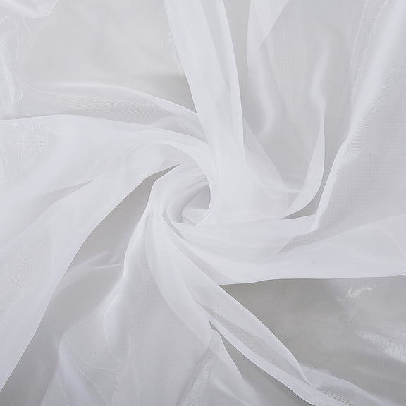 1M Polyester Gauze Fabric Clothing Accessories White 1530x0.1mm for making