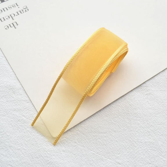 1M/Roll Silk Ribbon Roll 25mm Satin Ribbon Organza Ribbons for Gift Wrapping Handmade Wedding Birthday Party Decor Bow DIY Craft