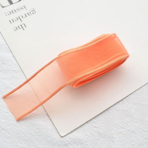 1M/Roll Silk Ribbon Roll 25mm Satin Ribbon Organza Ribbons for Gift Wrapping Handmade Wedding Birthday Party Decor Bow DIY Craft
