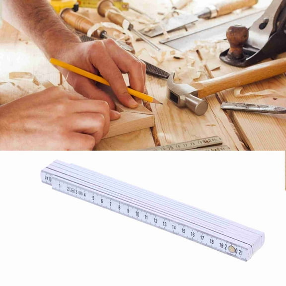 1M Slide Ten-Parts Fold Up Rulers 3ft Folding Versatile Inside Reading Carpenter's Ruler Education Meter Lightweight And Compact Measuring Tool