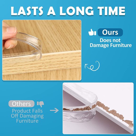 1M Soft Table Edge Anti-Collision Bumper Strip, Furniture Surface Cushion Guard