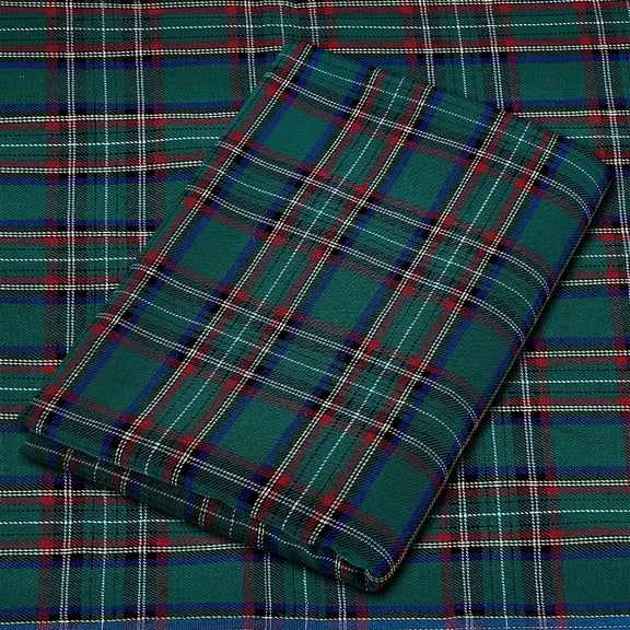 1M Tartan Pattern Cotton Fabric for Clothing Accessories Wheat 1450x0.5mm for DIY