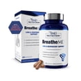 thumbnail image 1 of 1MD BreatheMD | Lung and Respiratory Support Supplement | Promotes a Healthy Immune System | with Elderberry, Chromium, and NAC | 60 Ct., 1 of 9