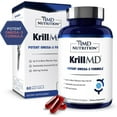 1MD Nutrition KrillMD Antarctic Krill Oil Omega 3 Supplement with