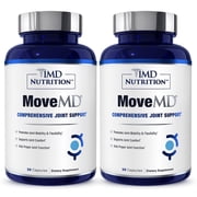 1MD Nutrition MoveMD - Joint Health Supplement - Doctor Formulated | with Collagen, Astaxanthin, and More | 30 Capsules 2-Pack