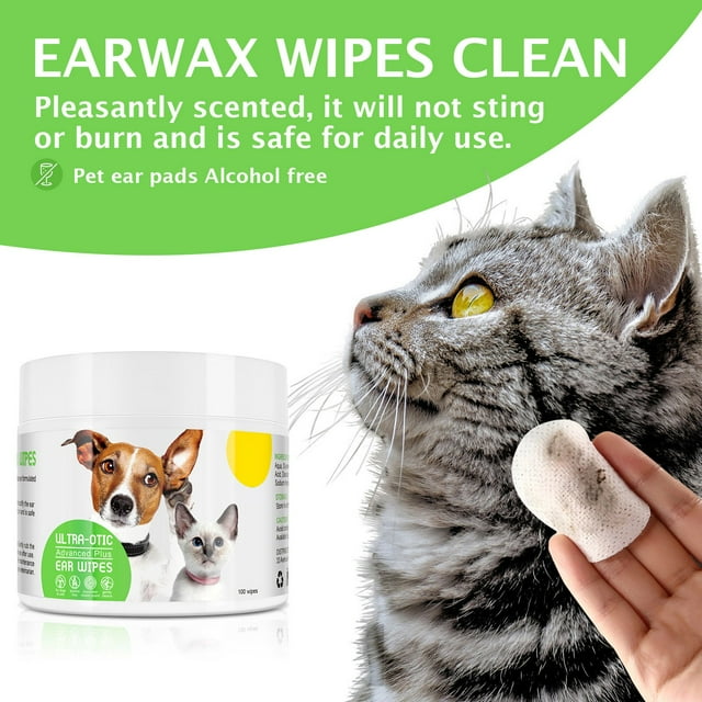 1ML Cleaning Ear Care Wipes For Dogs & Cats Dog Eye Tear Stain Wipes