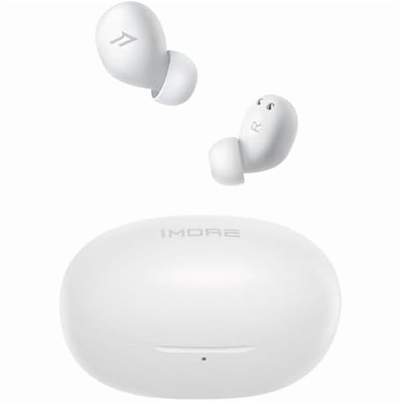 1MORE Mini Sleep Earbuds Headphones, Sleep Earbuds for Side Sleepers, Noise Blocking, Bluetooth 5.3, White Noise, Light and Comfortable Bluetooth Headphones, Invisible Sleeping Earbuds