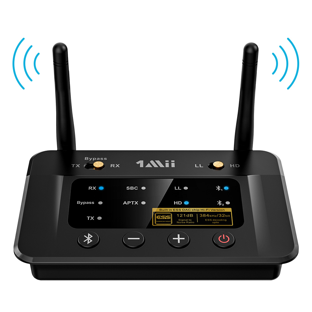 Adattatore Audio Bluetooth 5.0 2in1 Trasmettitore/Ricevitore – AUX USB RCA Per TV, Auto, PC E Cuffie