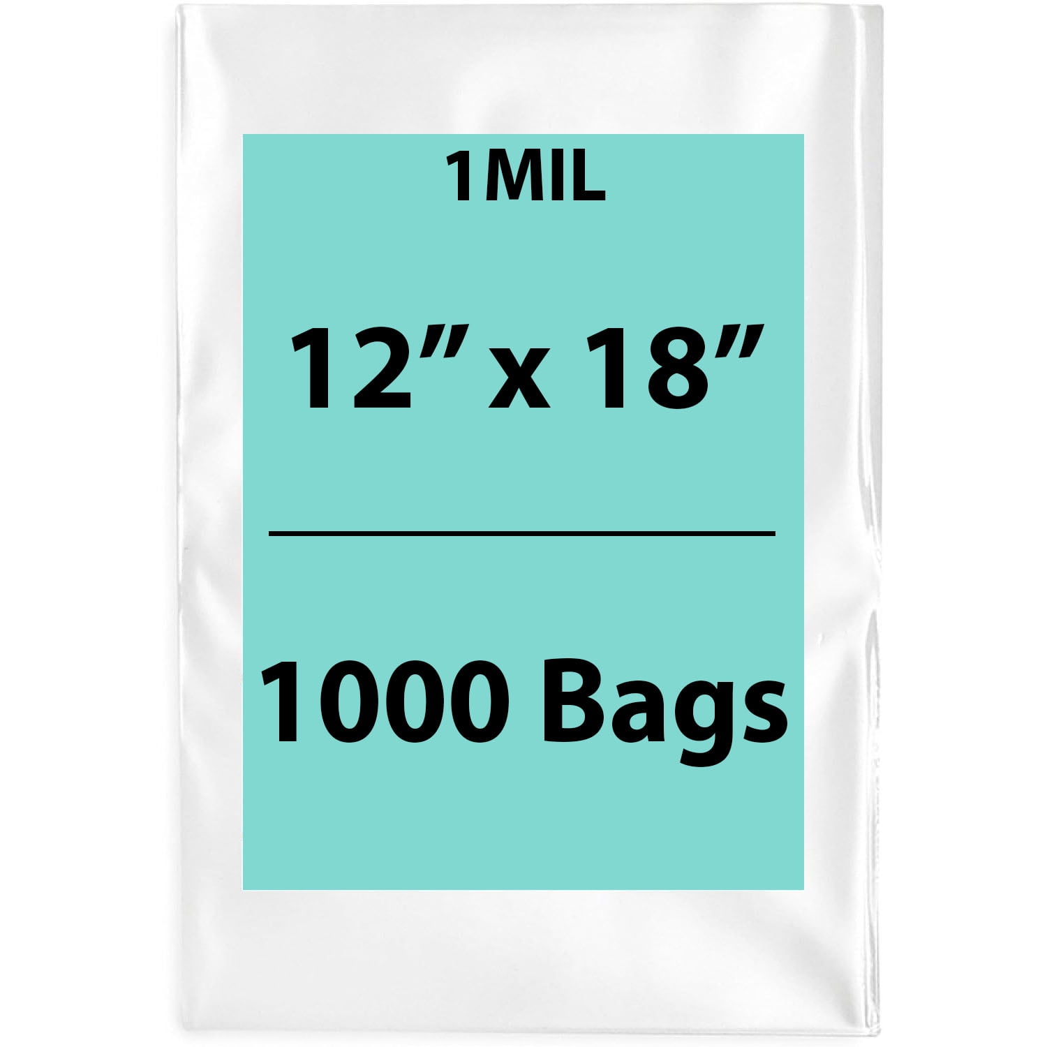 POLY BAGS LAY FLAT  POLY BAGS OPEN END 1 MIL