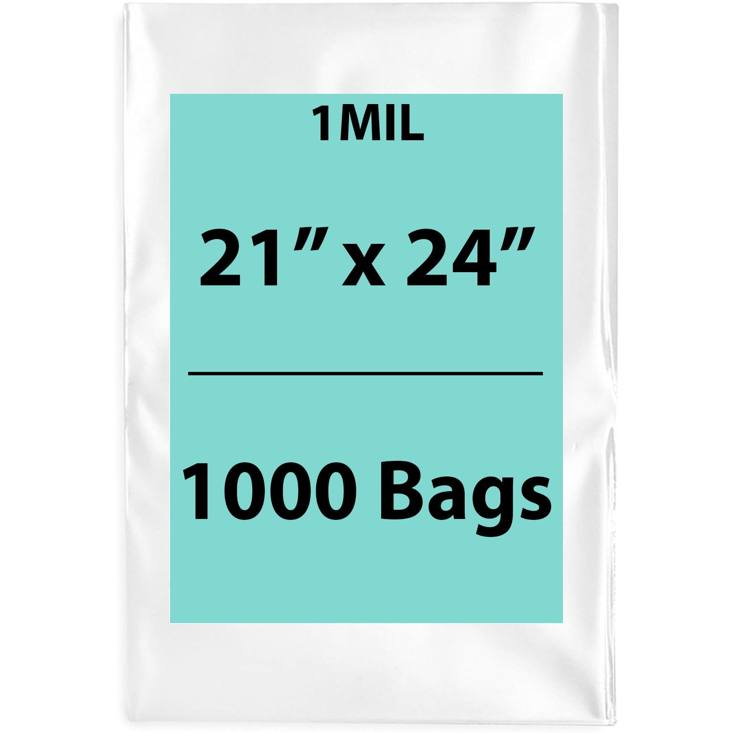 1Mil Clear Flat Open Top Poly Bags LDPE Packaging 13