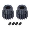 thumbnail image 1 of 1Mod 16T Pinion Gear 7mm Bore Hardened Steel Motor Rack Spur Gear with Step for RC Car Truck Gear Drive, 2 Set, 1 of 6
