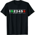 thumbnail image 1 of 1N23456 Motorcycle Shift Biker Motorcyclist T-Shirt Black Small, 1 of 4
