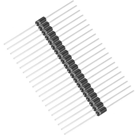 Unique Bargains 1N4001 Diode 1A 50V Electronic Silicon Diode 20 pack
