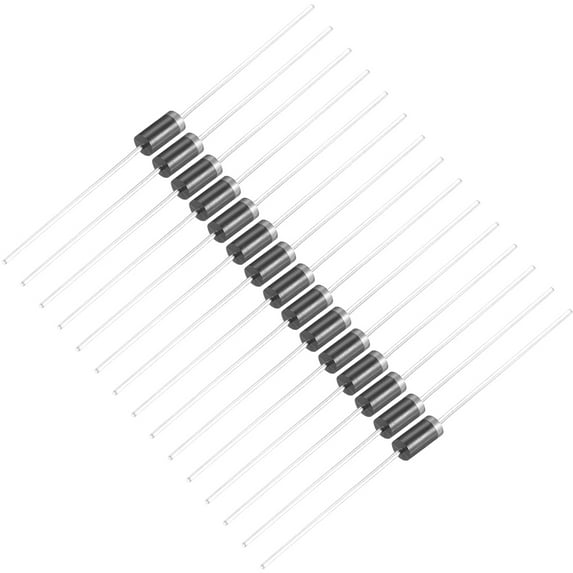 1N5399 Rectifier Diode 1.5A 1000V shaft Silastic Guard Diodes 15 Pack