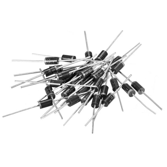 1N5402 Schottky Rectifier Diode 3A 200V shaft Silastic Guard Diodes 30 Pack