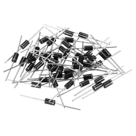1N5408 Rectifier Diode 3A 1kV Electronic Silicon Diode 50 Pack