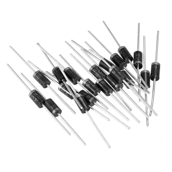 1N5408 Schottky Rectifier Diode 3A 1000V shaft Silastic Guard Diodes 20 Pack
