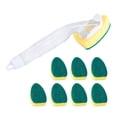 thumbnail image 1 of 1Non Scratch Dishwand Refills Handle, Dish Wand Refill Pack, 7 Heavy Duty Replacement Sponge Heads Set, Soap Dispenser Scrubbers, Dishwashing Scrub Dispensing Brush Pads, Dishwasher Cleaning Tool kit, 1 of 5