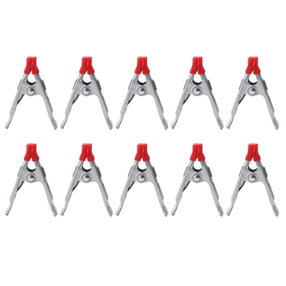 1OPCS 4'' Mini Small Metal Spring Clip Clamp Woodworking Clip A-shaped Grip Jaw Clamp DIY Tools