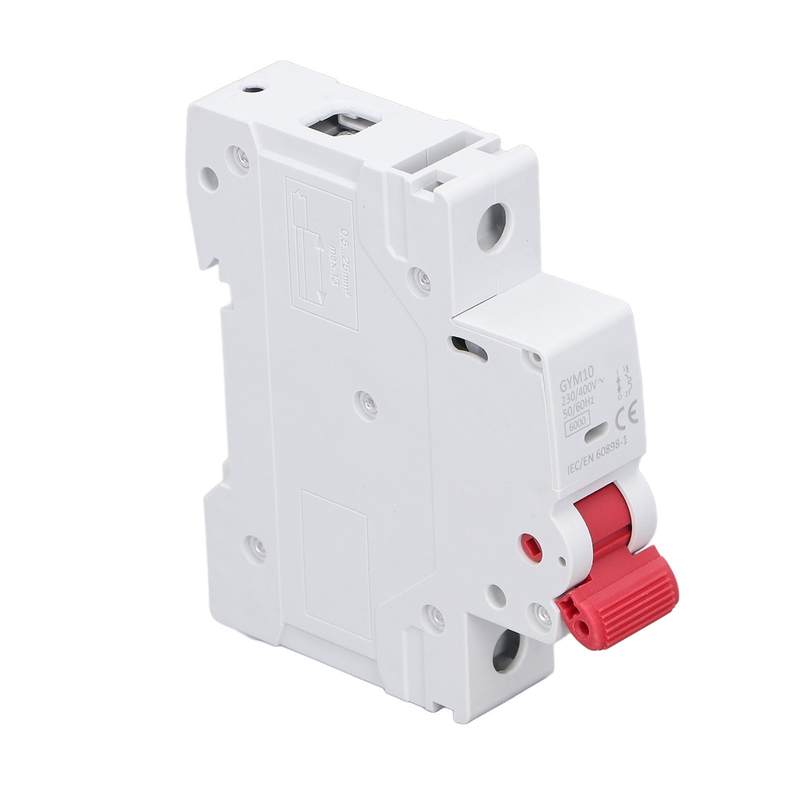 1P Circuit Breaker 230V 400V MCB Protection Switch 6kA Breaking